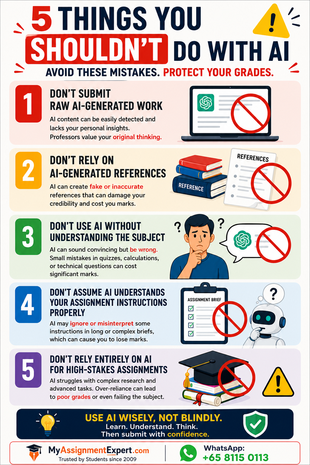 ai can do your assignments but beware
