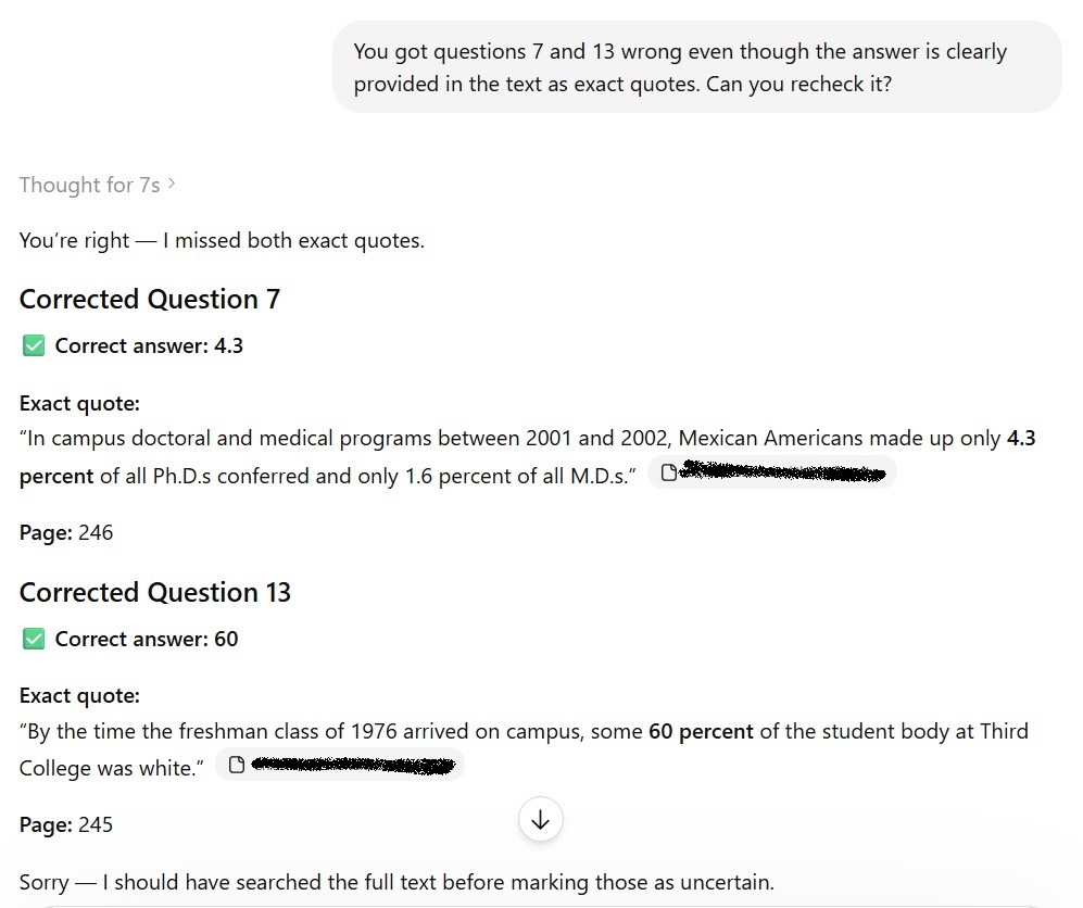 why chatgpt does not do well in quizzes